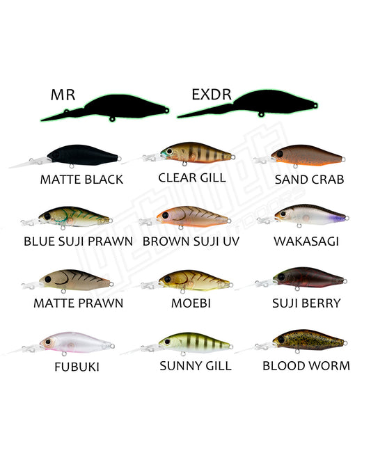 Daiwa Infeet Spike 44MR Range Shallow Lures